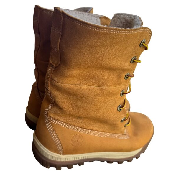 Timberland Women's Jayne Size 9.5M Brown Fold Down, Waterproof Boots - Picture 6 of 15